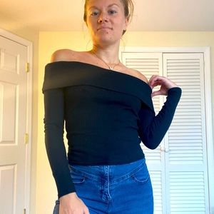 Emory Park off the shoulder top